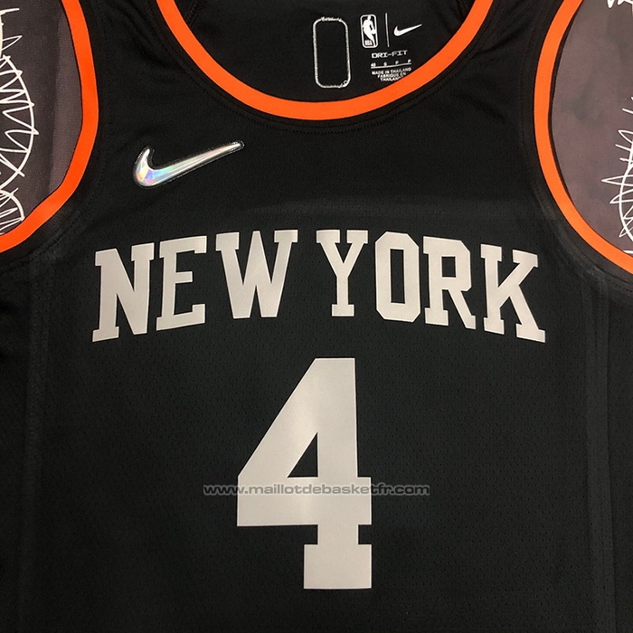 Maillot New York Knicks Derrick Rose #4 Select Series Noir
